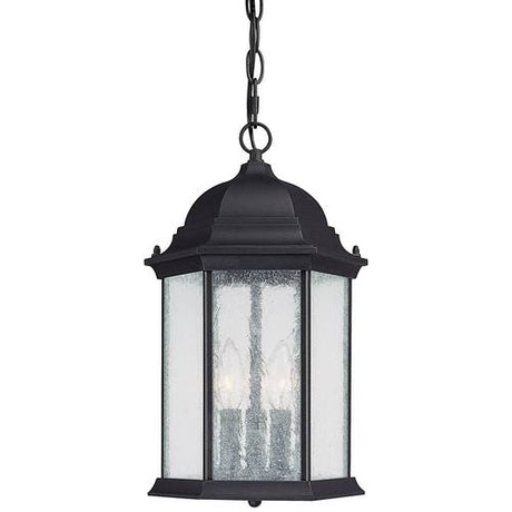 Capital Lighting 9836BK Main Street Outdoor Hanging Lantern - Black