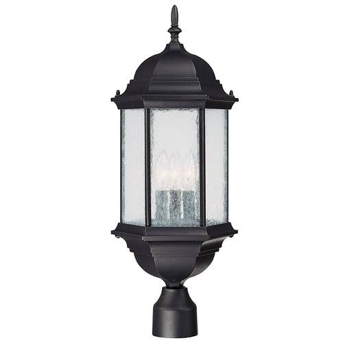 Capital Lighting 9837BK Main Street Post Light - Black