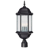 Capital Lighting 9837BK Main Street Post Light - Black