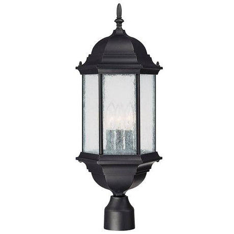 Capital Lighting 9837BK Main Street Post Light - Black