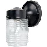 Capital Lighting 9946BK Outdoor Entrance Wall Light - Black