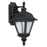 Capital Lighting 9961BK Brookwood Outdoor Entrance Wall Light - Black