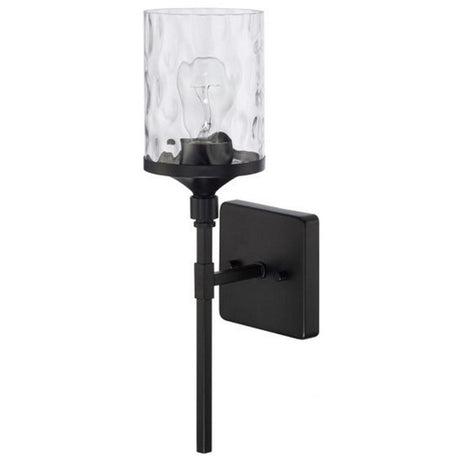 Capital Lighting 628811MB451 Collier 1 Bulb Wall Sconce - Matte Black