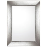 Capital Lighting M362470 Square/Rectangular Mirror - Aged Silver with Antiqued Frame