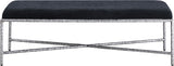 Valley - Bench With Silver Frame
