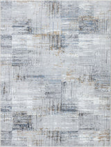 Nova - 5'3" X 7' Area Rug - Multi, Light Gray