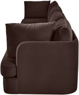 Hammond - Velvet Performance Fabric Upholstered 4 Piece Sofa