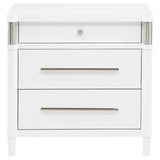 Gracemont - 3-Drawer Bedroom Nightstand Bedside Table - White