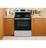GE JBS360RTSS - 30 in. 5 cu. ft. Electric Range with Coil Burners - Stainless Steel