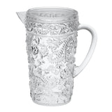 Paisley Unbreakable Plastic Water Pitcher With Lid And Spout