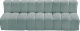 Arc - Faux Leather 3 Seats Modular Sofa