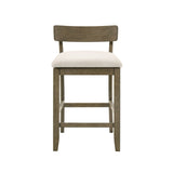 Merie - Modern Transitional Wood Counter Height Kitchen Bar Stool