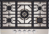 LG SIGNATURE CBGU3039X Gas Cooktop top view