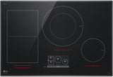 LG STUDIO CBIS3018BE cooktop powered on