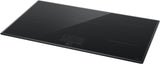 LG STUDIO CBIS3618BE induction cooktop left angle lit