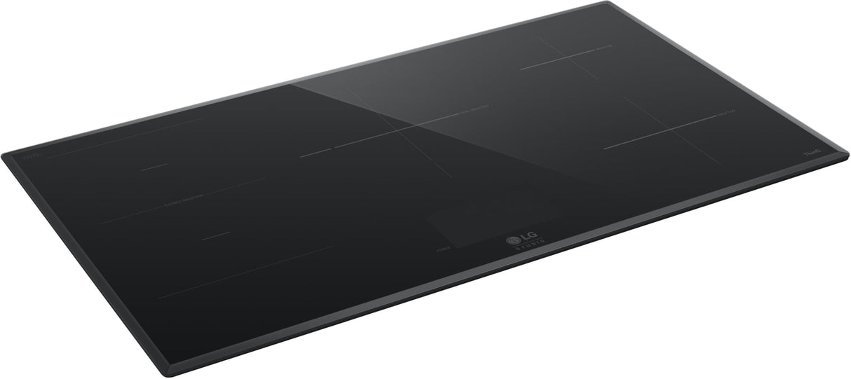 LG STUDIO CBIS3618BE induction cooktop right angle