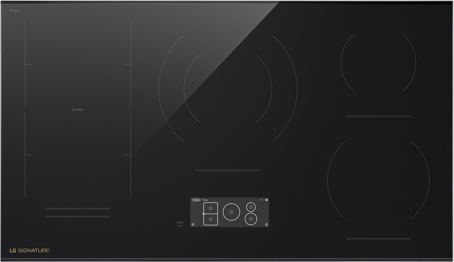 LG SIGNATURE CBIU3639BE Induction Cooktop top view