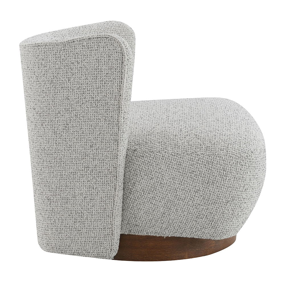 Lisa - Accent Chair - Gray Tweed