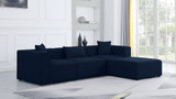 Cube - Linen 4 Piece Modular Sectional With Chaise