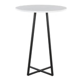 Cosmo - Counter Table - Black Metal