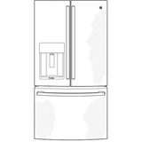 GE Profile(TM) Series ENERGY STAR(R) 27.7 Cu. Ft. Fingerprint Resistant French-Door Refrigerator with Hands-Free AutoFill - (PFE28KYNFS)