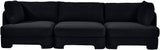 Hammond - Velvet Performance Fabric Upholstered 3 Piece Sofa