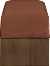 Sable - 52" Velvet Performance Fabric Upholstered Bench