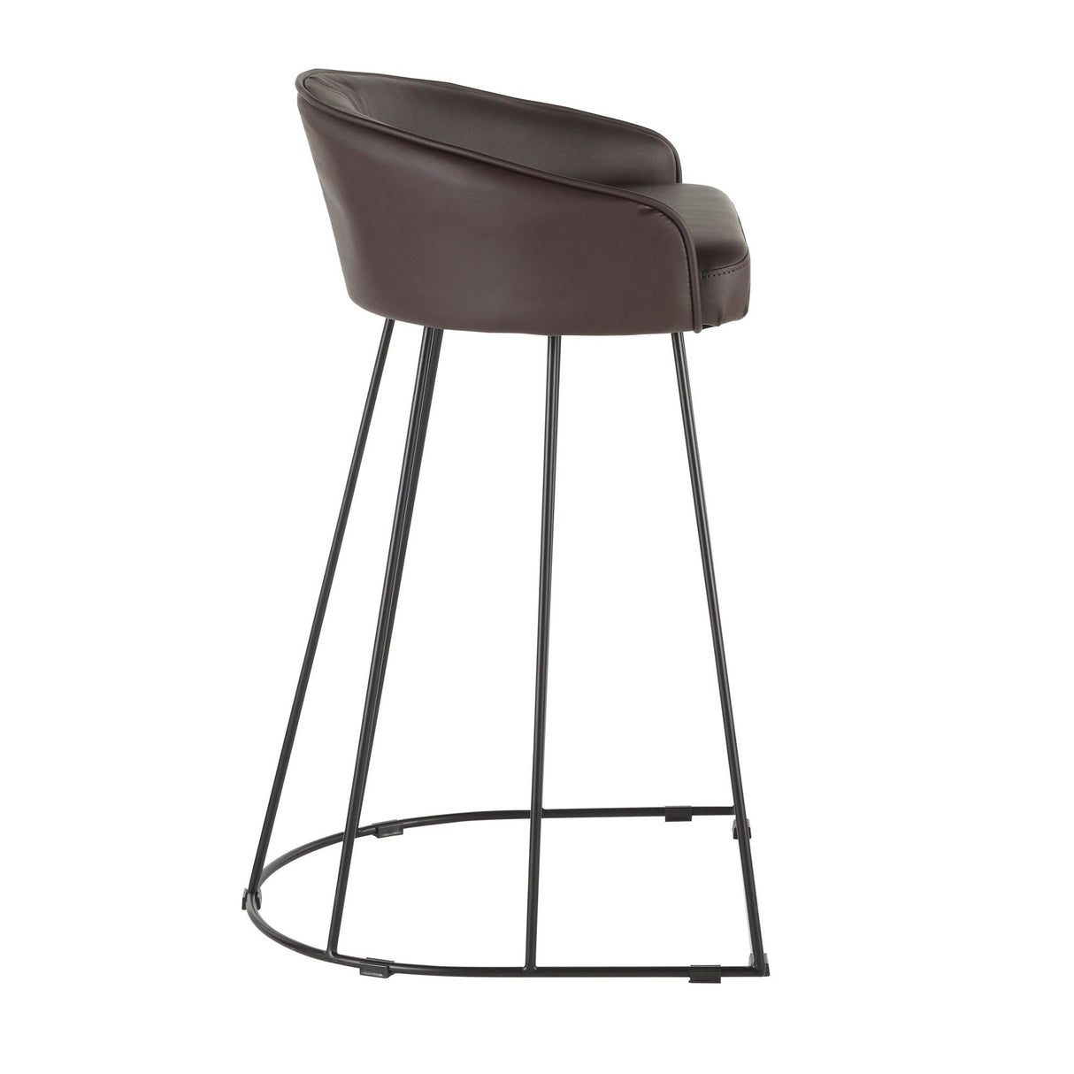 Canary - Counter Stool (Set of 2) - Black Metal