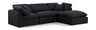Indulge - Linen 4 Piece Modular Sectional With Chaise