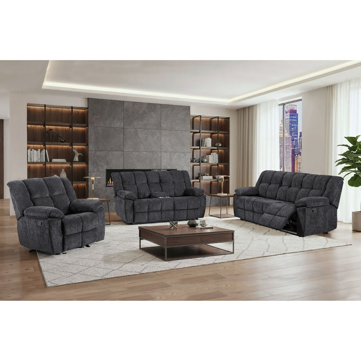 Liam - Console Reclining Loveseat