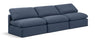Indulge - Linen 3 Seat Modular Armless Sofa