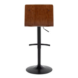 Vasari - Adjustable Barstool (Set of 2) - Cream Faux Leather