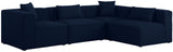 Cube - Linen 4 Piece Modular Corner Sectional