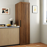 Freestanding Buffet Cupboards Sideboard With Doors & Shelves, Kitchen Pantry Storage Cabinet - Walnut