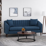 Contemporary 3 Seater Sofa With Plush Accents