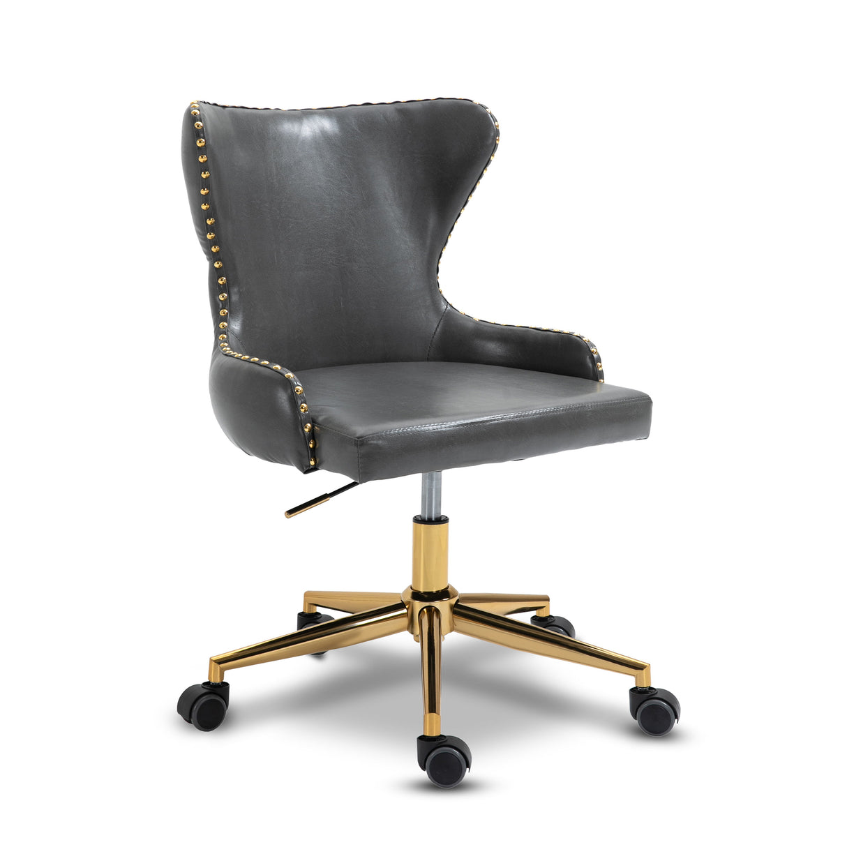 Hendrix - Office Chair with Gold Legs