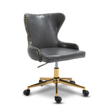 Hendrix - Office Chair with Gold Legs
