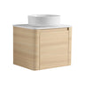 Mounted Bathroom Vanity With Art Sink & 2 Soft Close Doors