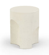 Olira - Concrete And Fiberglass Indoor / Outdoor End Table