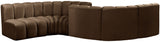Arc - Velvet 6 Piece Modular Sofa