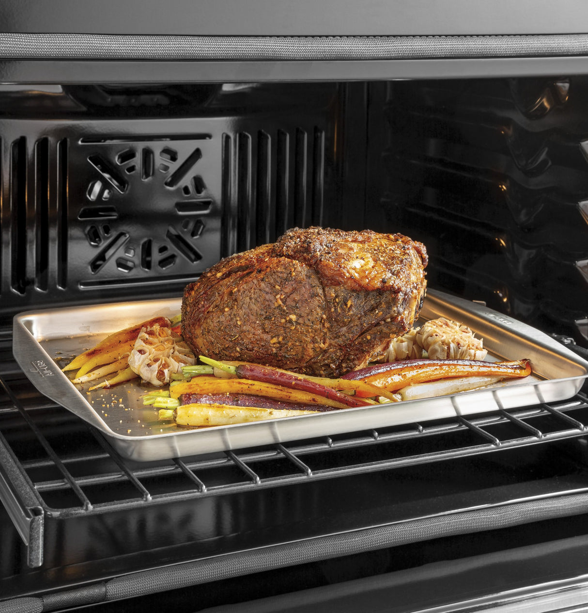 Café CKD70DM2NS5 double wall oven lifestyle image