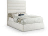 Adam - Linen Fabric Bed With 70.5" Headboard