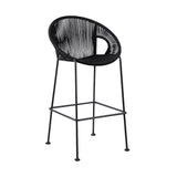 Acapulco - 30" Indoor Outdoor Steel Bar Stool With Rope Set of 2