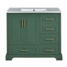 Traditional Bathroom Vanity With Soft Close Doors And Drawers