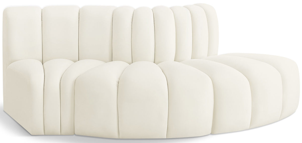 Arc - Velvet 3 Piece Modular Sofa