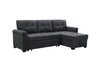 Lucca - Reversible Sectional Sleeper Sofa Chaise With Storage