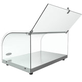 22 in. Countertop Bakery Display Case with Front Curved Glass and Rear Door, 0.9 cu. ft. DC-1C.