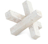 Stix - Travertine Decorative Object - Natural