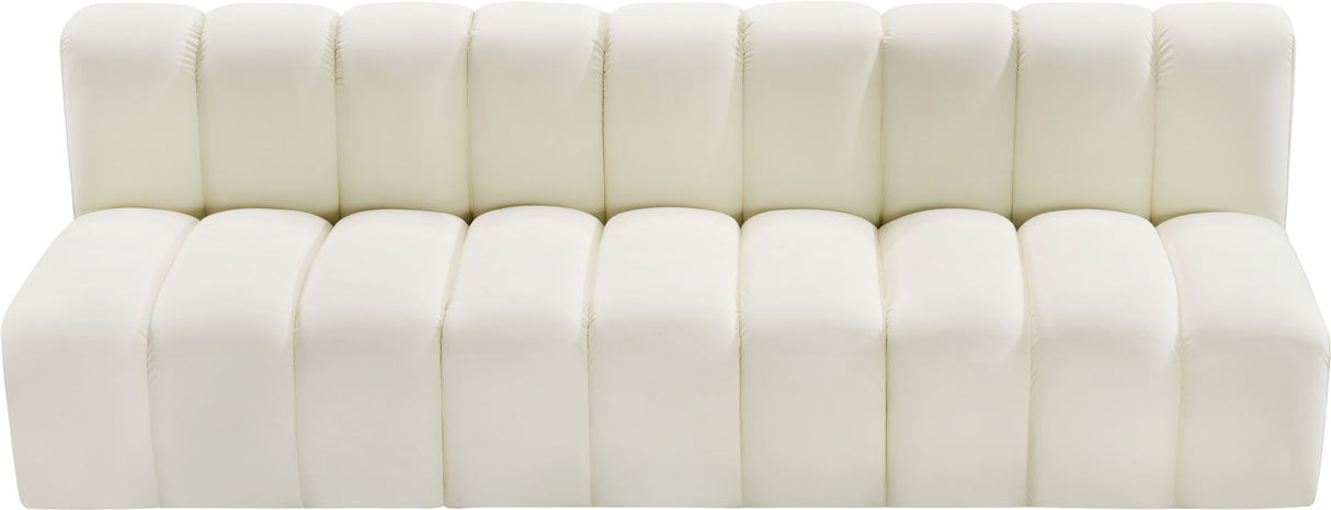 Arc - Faux Leather 3 Seats Modular Sofa