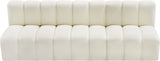 Arc - Faux Leather 3 Seats Modular Sofa